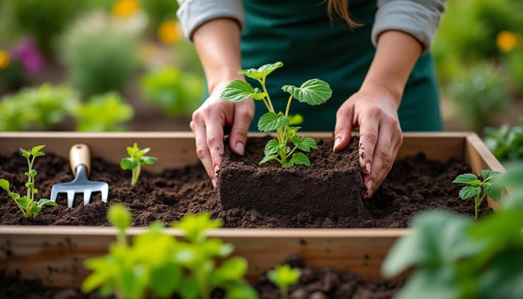 Comment utiliser un plantoir pour la création de massifs potagers à la maison ?