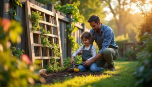 Utiliser un treillis de jardin comme brise-vent efficace