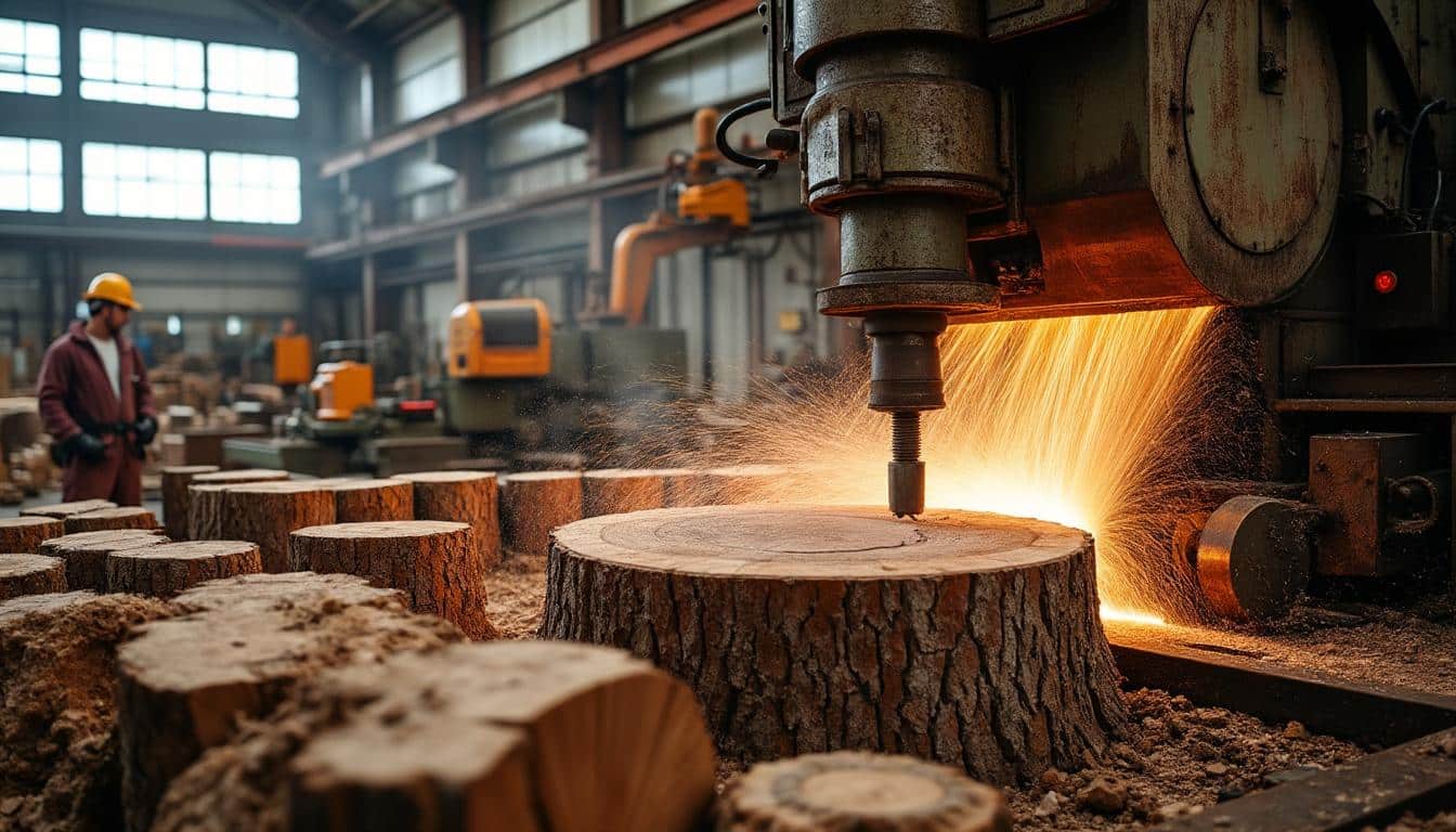 Illustration: Comment fonctionne une scie à grume et quelles sont ses variantes principales ?