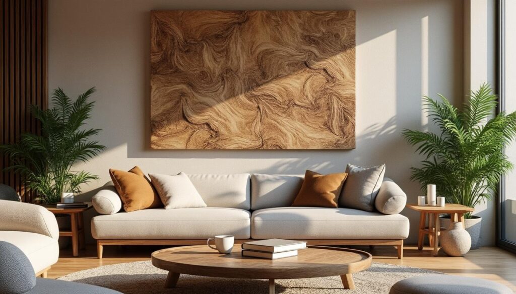 Créer une ambiance conviviale grâce à la sculpture murale dans la pièce