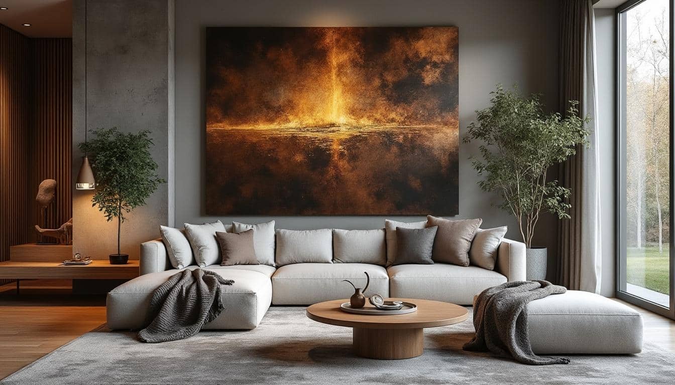 Nos idées de sculpture murale pour un salon moderne