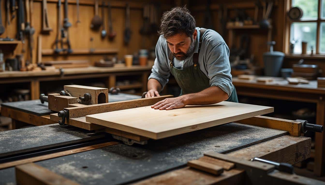 Illustration: Comprendre le rôle et les bénéfices d’un chariot de coupe pour scie sur table