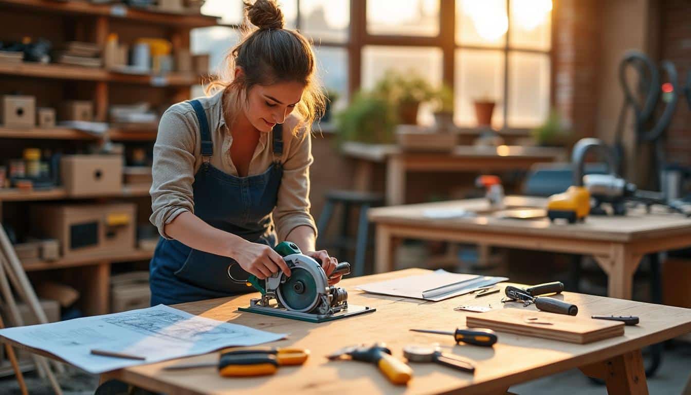 Illustration: Pourquoi concevoir soi-même une table pour scie circulaire ? Avantages et usages essentiels