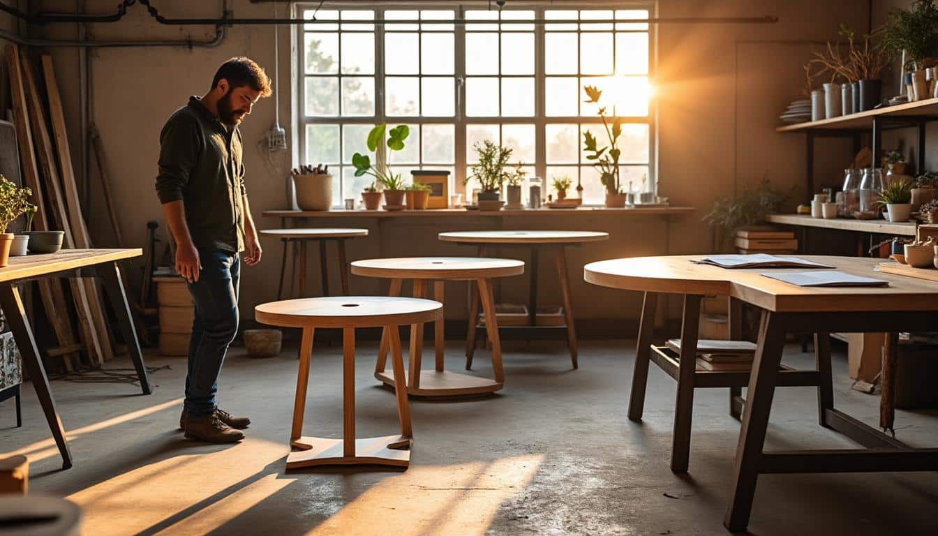 Illustration: Choisir le design idéal : les différents types de tables pour scie circulaire à fabriquer soi-même