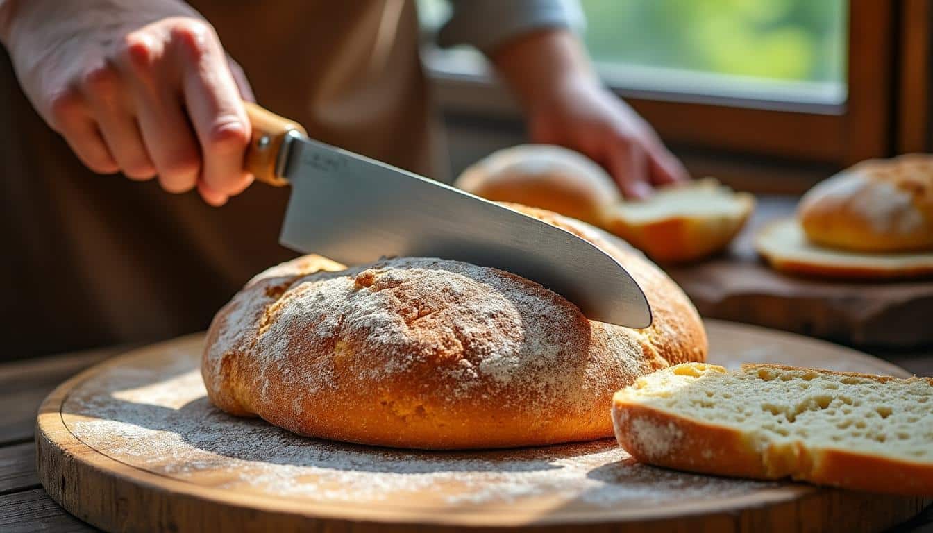 Illustration: Découvrir la scie à pain : un couteau unique pour une découpe parfaite