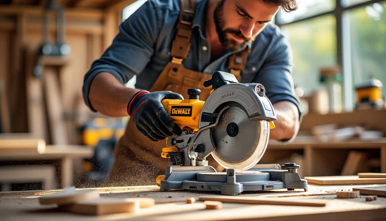 Illustration: Comment la technologie améliore la performance de la scie sauteuse Dewalt 18V