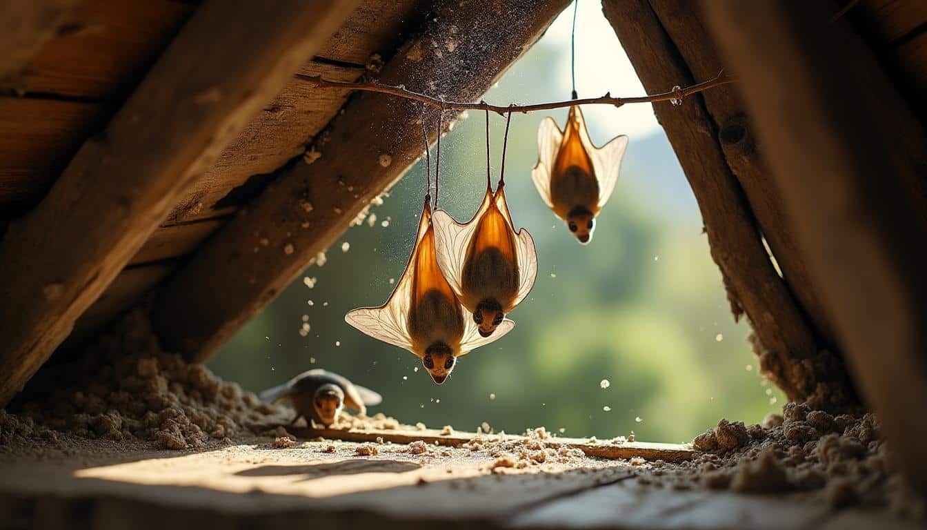 Illustration: Qui sont les chauves-souris qui s’installent sous les toits ?