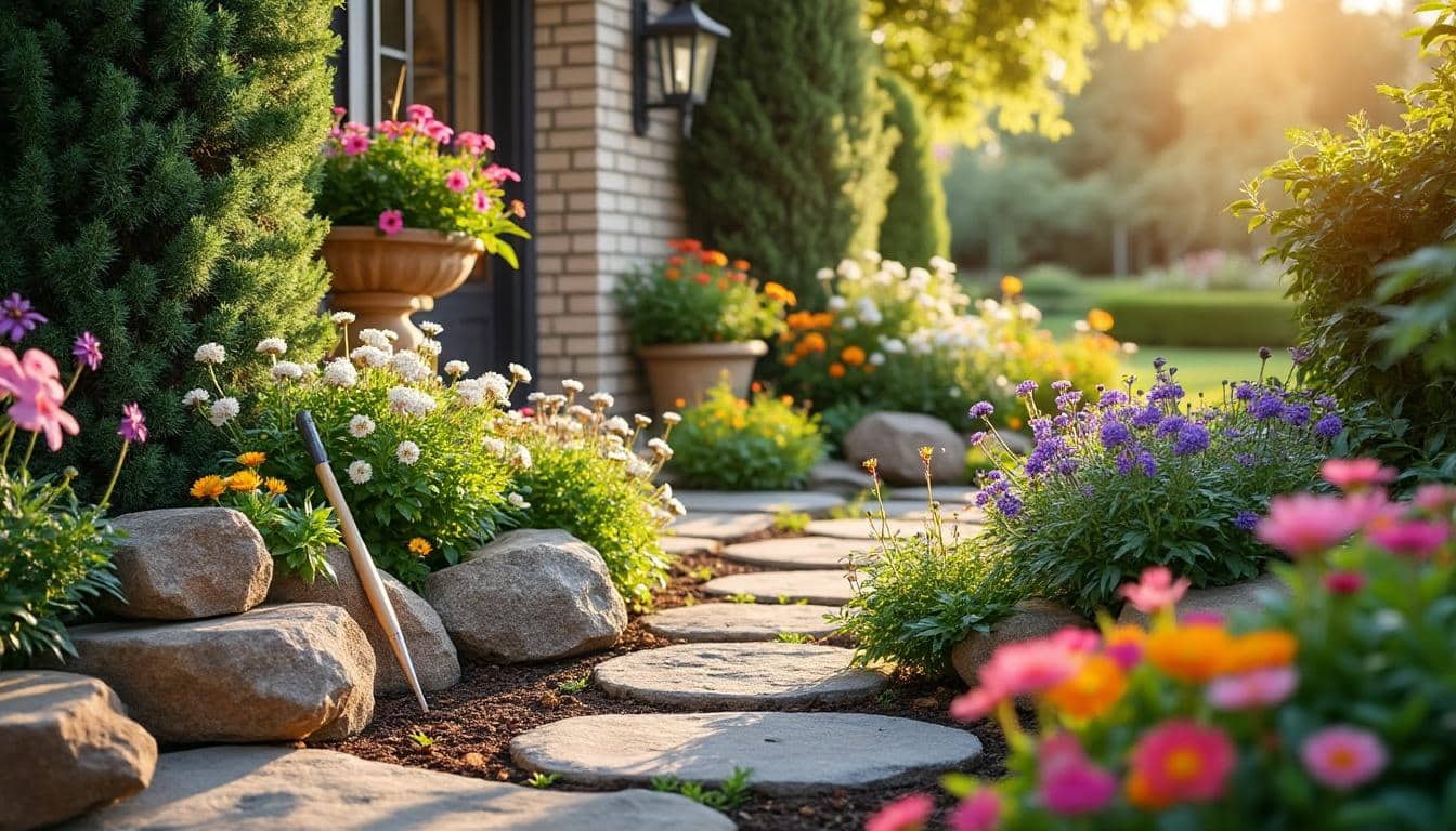 Décoration de massif extérieur : idées et matériaux pour sublimer