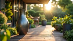 Décoration en métal pour extérieur : durable et élégante