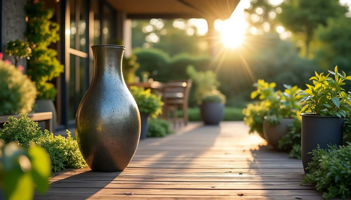 Décoration en métal pour extérieur : durable et élégante