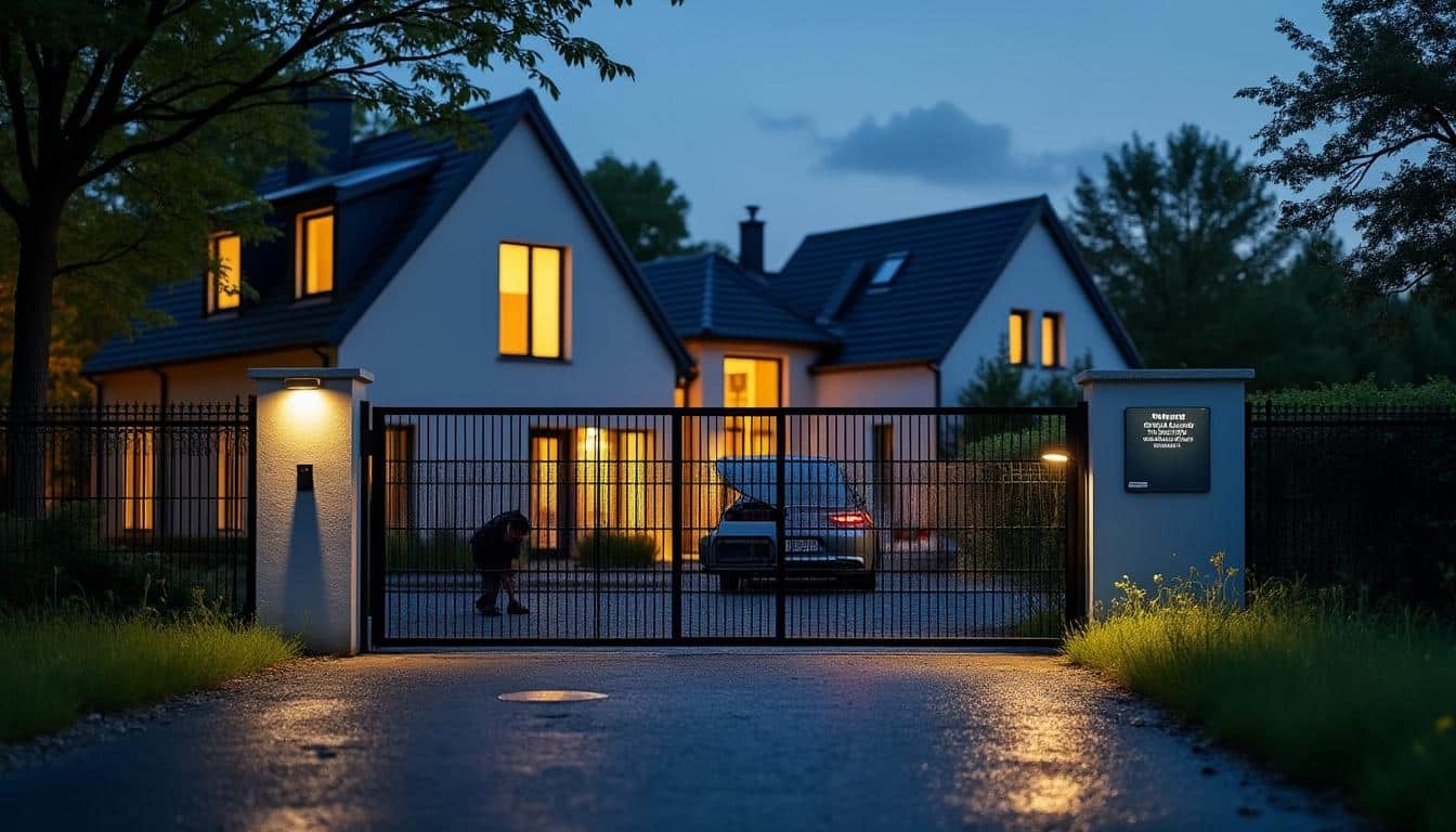 Illustration: Comprendre le rôle essentiel du dispositif de sécurité autour de la propriété