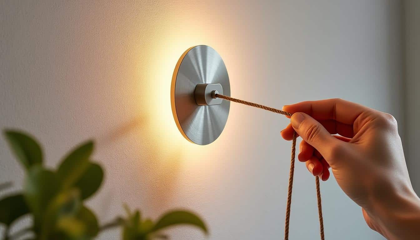 Applique murale à tirette : éclairage pratique et design intérieur