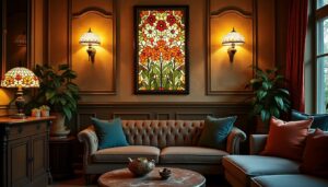 Appliques murales Tiffany : élégance et lumière colorée pour votre intérieur