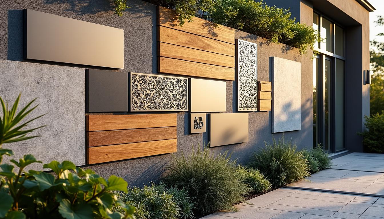 Illustration: Découvrez les matériaux incontournables pour habiller vos murs extérieurs