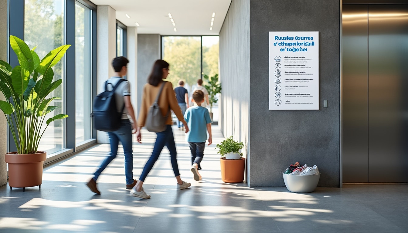 Illustration: Pourquoi un affichage clair des règles de vie est essentiel en copropriété