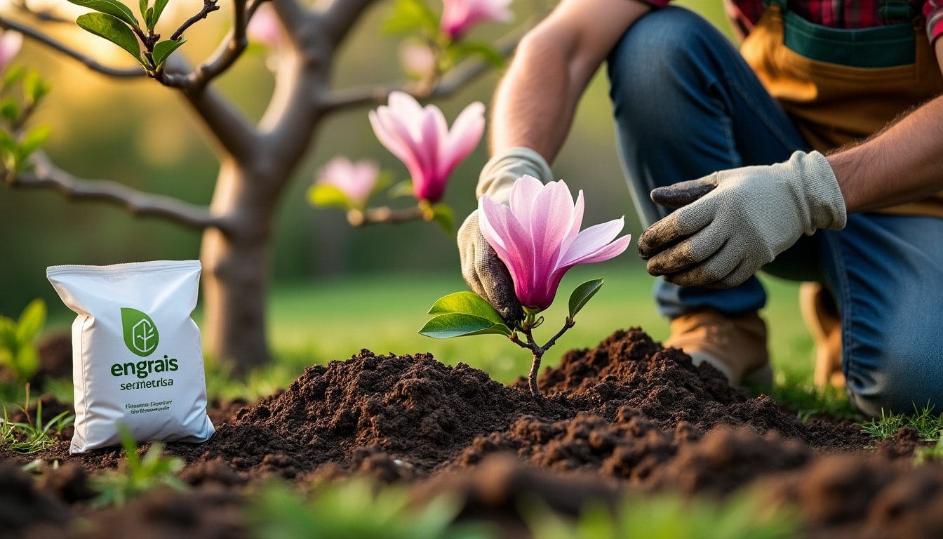 Illustration: Pourquoi opter pour un engrais spécialement conçu pour le magnolia ?